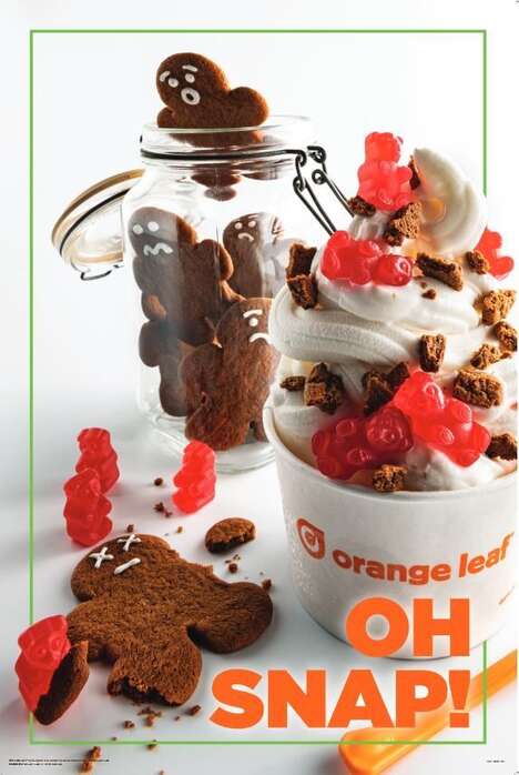 Gingerbread-Flavored Frozen Yogurts