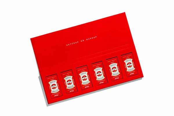 Ketchup-Inspired Roulette Makeup Image 2