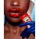 Ketchup-Inspired Roulette Makeup Image 3