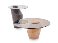 Statuesque Marble Coffee Tables Image 1