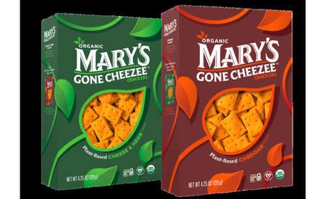Cheesy Plant-Based Crackers