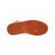 Orange Pebbled Leather Sneakers Image 4