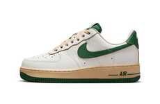 Retro-Themed Green Sneakers