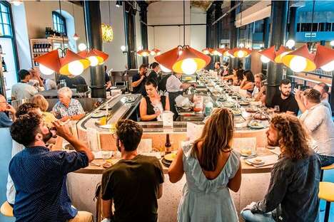 Cheese-Focused Conveyor Belt Restaurants