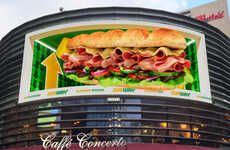 Interactive Sandwich Billboards