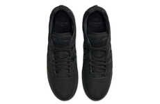 All-Black Skater-Backed Sneakers