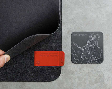 Sci-Fi-Themed Desktop Mats