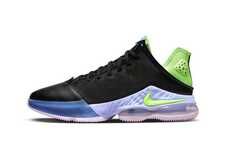 Neon Accented Basketball Shoes