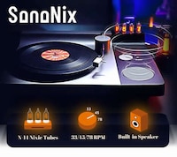 Nixie Tube-Equipped Turntables Image 2