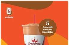 Organic Pumpkin Smoothie Lineups