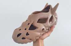 Anime-Inspired Perforated Clogs