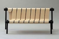 Industrial Wrapped Plywood Benches Image 1