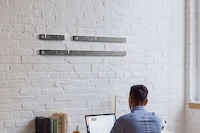 Linearly Formed Wall Clocks