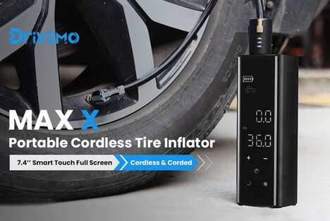 Handheld Touchscreen Tire Inflators