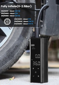 Handheld Touchscreen Tire Inflators Image 4