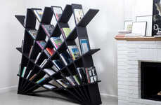 Sculptural Bookshelves Designs