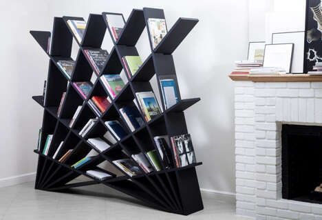 Sculptural Bookshelves Designs