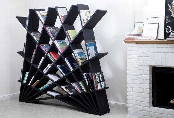 Sculptural Bookshelves Designs