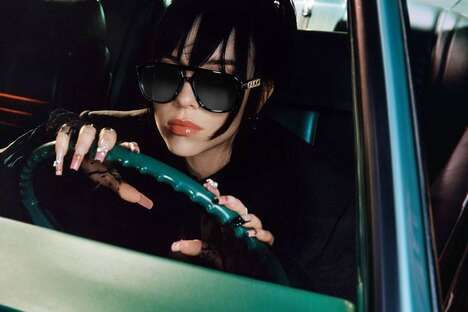 Mysterious Songstress Eyewear Campaigns
