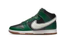 Premium High-Cut Green Sneakers