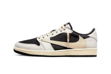 Monochromatic Retro Collab Sneakers