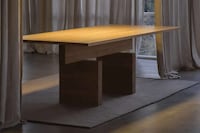 Stacked Wood Dining Tables Image 1