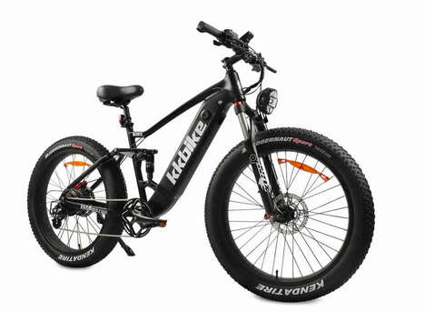 Fat-Tire Suspension E-Bikes