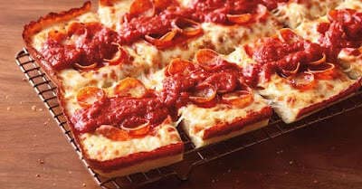Detroit-Style Fast-Food Pizzas