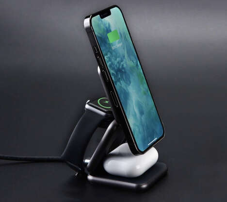Collapsible Three-in-One Chargers