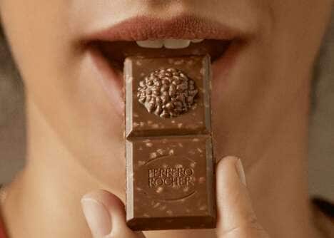 Hazelnut-Filled Chocolate Bars