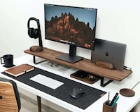 Oversized Workstation Monitor Stands Image 3