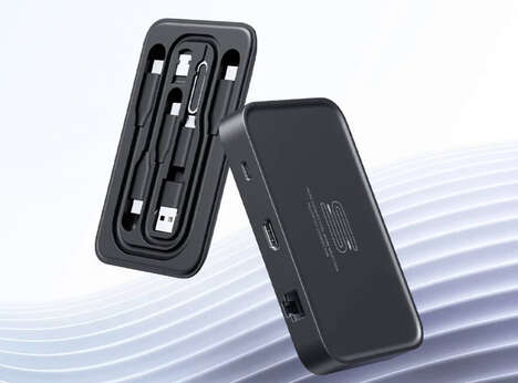 Cable-Storing USB-C Hubs