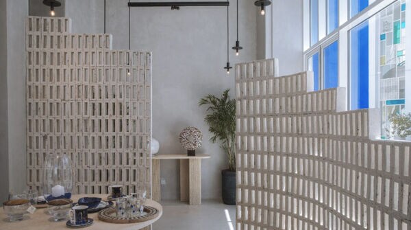 Bio-Concrete Retail Screens
