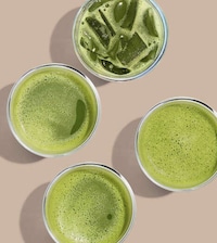 Pumpkin Pie Matcha Drinks