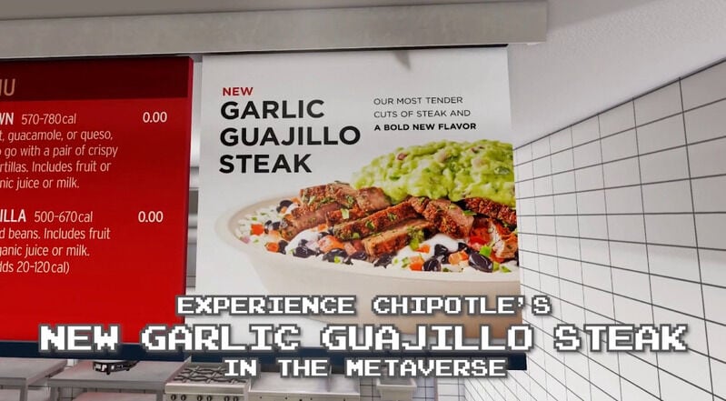 Metaverse Restaurant Menus