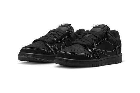 Preschool Sized Fuzzy Sneakers