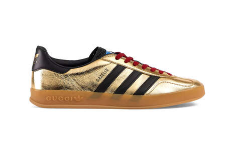 Collaborative Gold-Toned Sneakers
