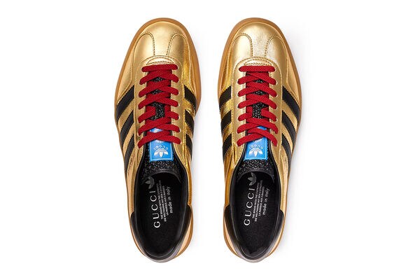 【GUCCI×adidas】レザーウィークエンダー IA9091 ブラウン GUCCI×adidas】レザーウィークエンダー IA9091 ブラウン