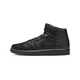 All-Black Leather Sneakers Image 2