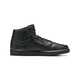 All-Black Leather Sneakers Image 3