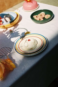 Vibrant Artisanal Tableware