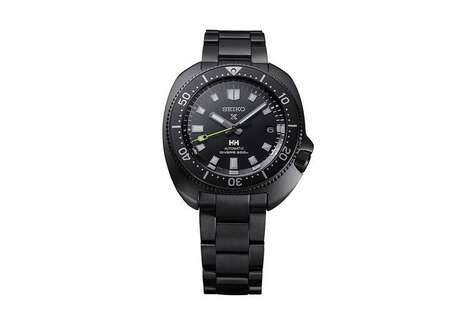 Stealthy All-Black Timepieces