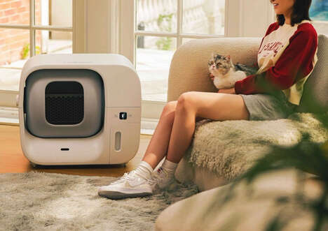 Automated Self-Sealing Litter Boxes