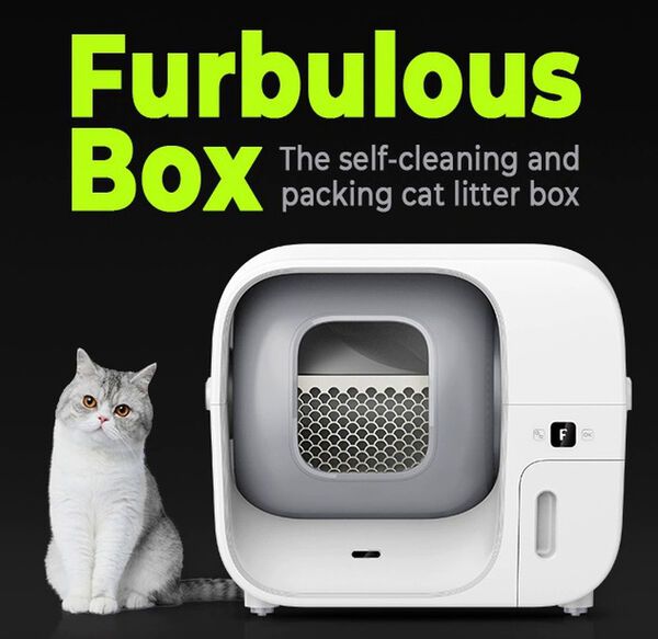 Automated Self-Sealing Litter Boxes : Furbulous Box