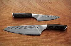 Precision Damascus Chef Knives