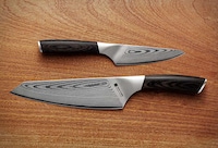 Precision Damascus Chef Knives Image 1