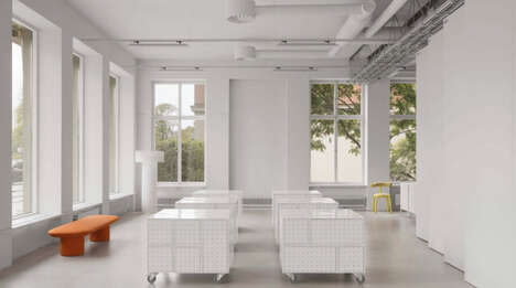 Slick Perforated Steel Furniture
