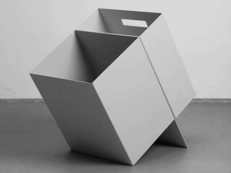 Tipping Trash Can Designs