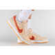 Peach-Toned Textured Shoes Image 1
