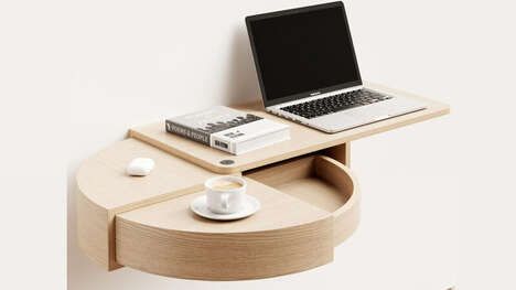 Practical Rotating Wall Desks